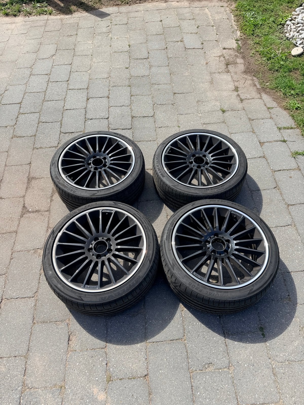 18 inch 5x112 8J ET45 Velgen met zomerbanden, Ophalen, 18 inch, Gebruikt, Banden en Velgen