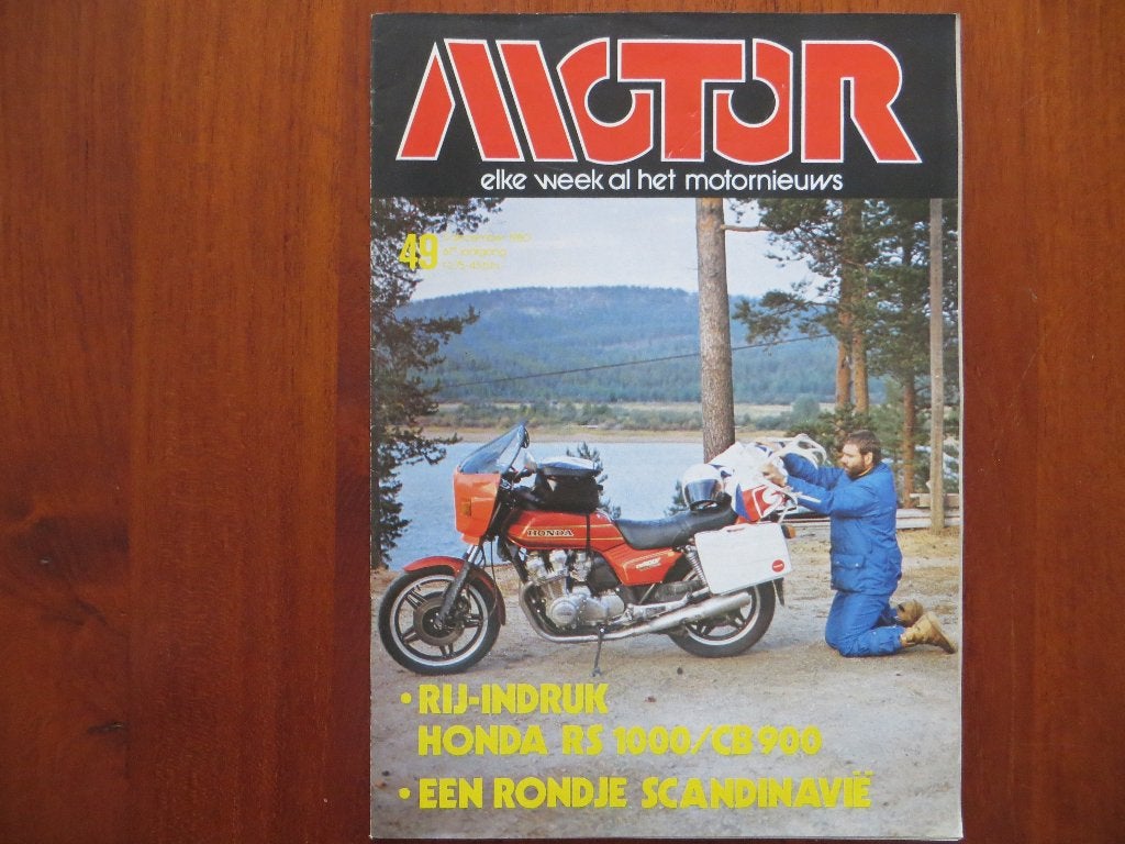 Motor 49 1980 Honda RS 1000/CB 900, Honda’s van Eddy Lejeune, Ophalen of Verzenden, Nieuw, Motoren