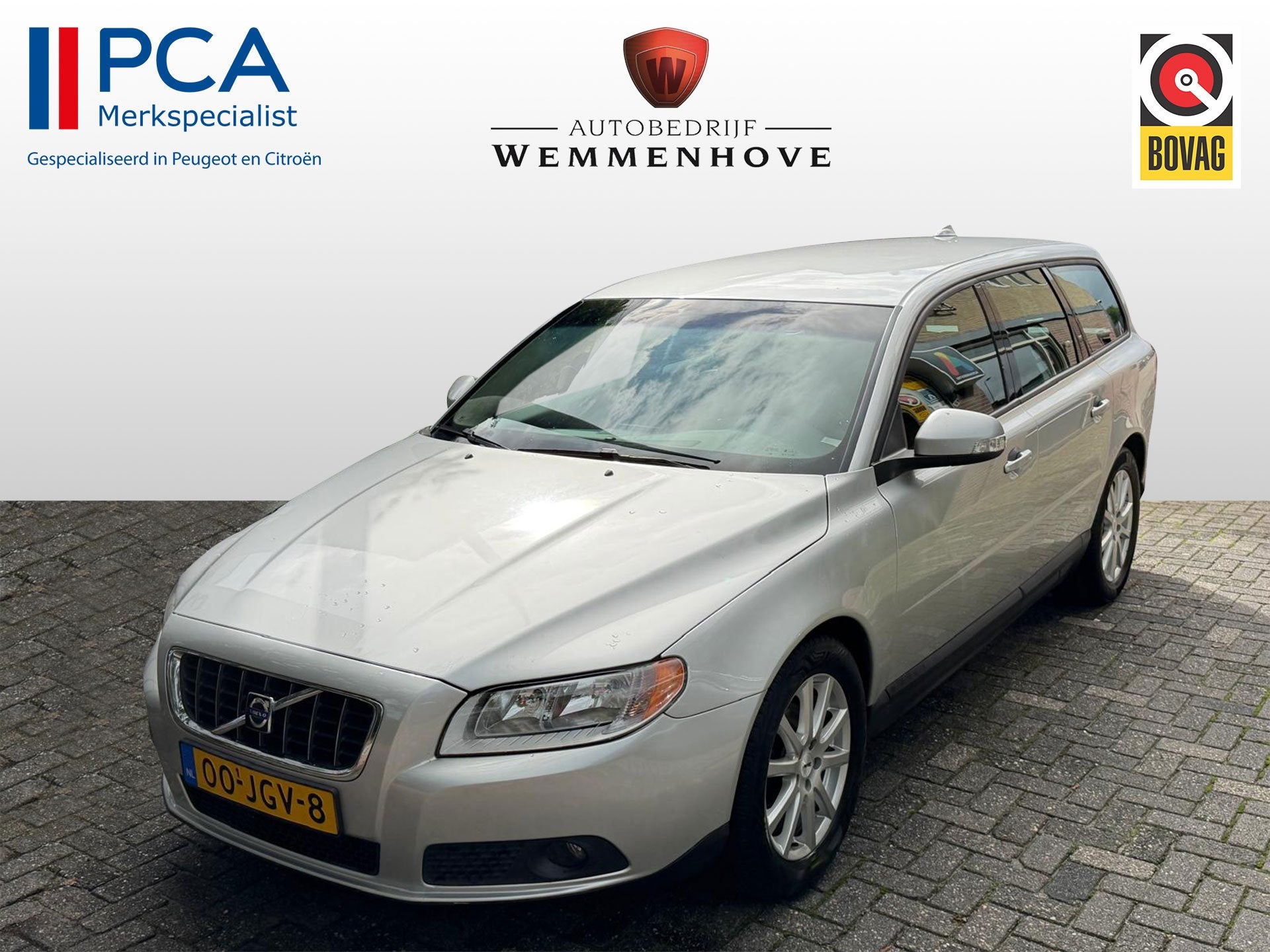 Volvo V70 2.4D Limited Edition (bj 2009, automaat), Auto's, Zwart, Met garantie (alle), Leder en Stof, Diesel