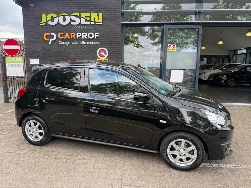 Mitsubishi SPACE STAR 1.0 INTENSE, Voorwielaandrijving, Gebruikt, Met garantie (alle), Zwart