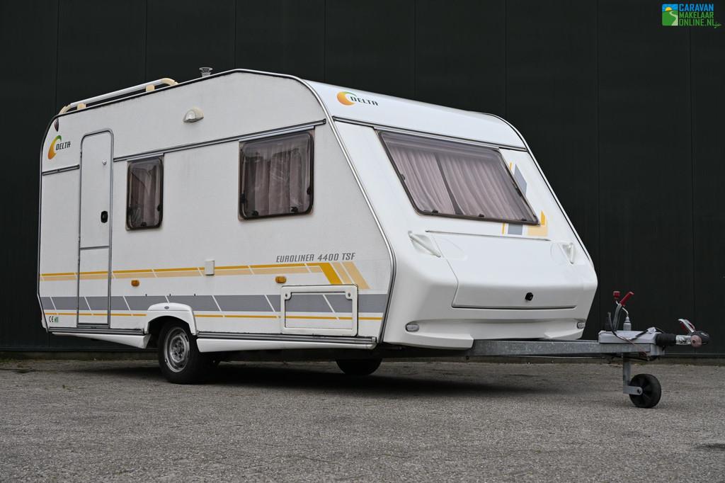 Delta Euroliner 4400 TSF, Caravans en Kamperen, Kachel, Bedrijf, 5 tot 6 meter, Delta