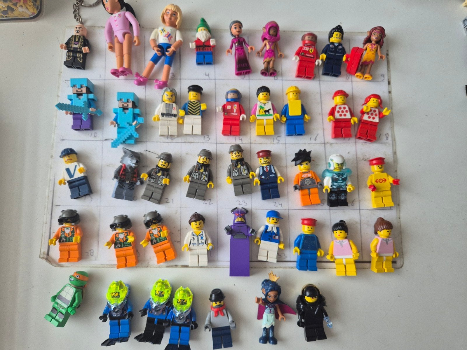 lego cmf2 vintage minecraft trein paradisa poppetje aqauzone, Ophalen of Verzenden