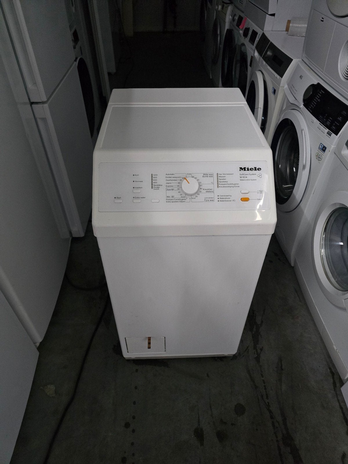 Keurige compacte Miele W604 bovenlader wasmachine! Garantie✅, Witgoed en Apparatuur, Wasmachines, Miele, 1200 tot 1600 toeren
