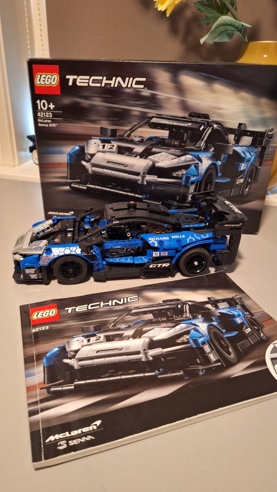 LEGO Technic McLaren Senna GTR (42123) - Zo goed als nieuw, Ophalen of Verzenden, Zo goed als nieuw, Complete set, Lego