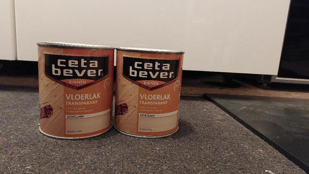 Ceta Bever vloerlak, Doe-het-zelf en Verbouw, Verf, Beits en Lak, Overige kleuren, Nieuw, Ophalen of Verzenden, Lak