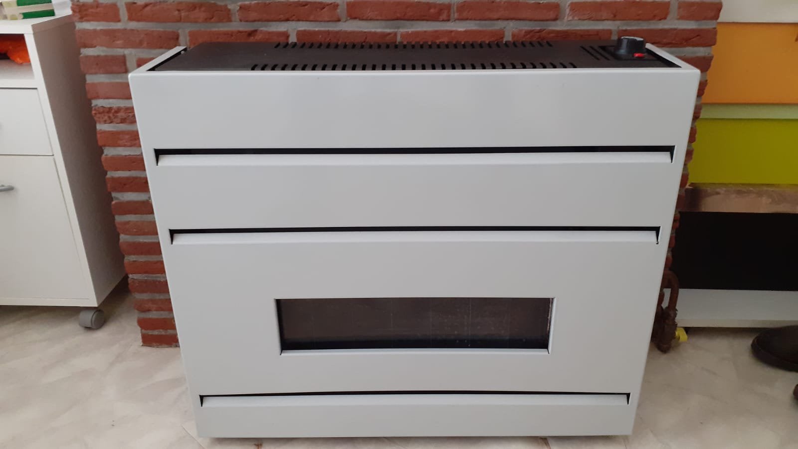 Kachel, Doe-het-zelf en Verbouw, Verwarming en Radiatoren, Ophalen, 30 tot 80 cm, Gebruikt, Kachel