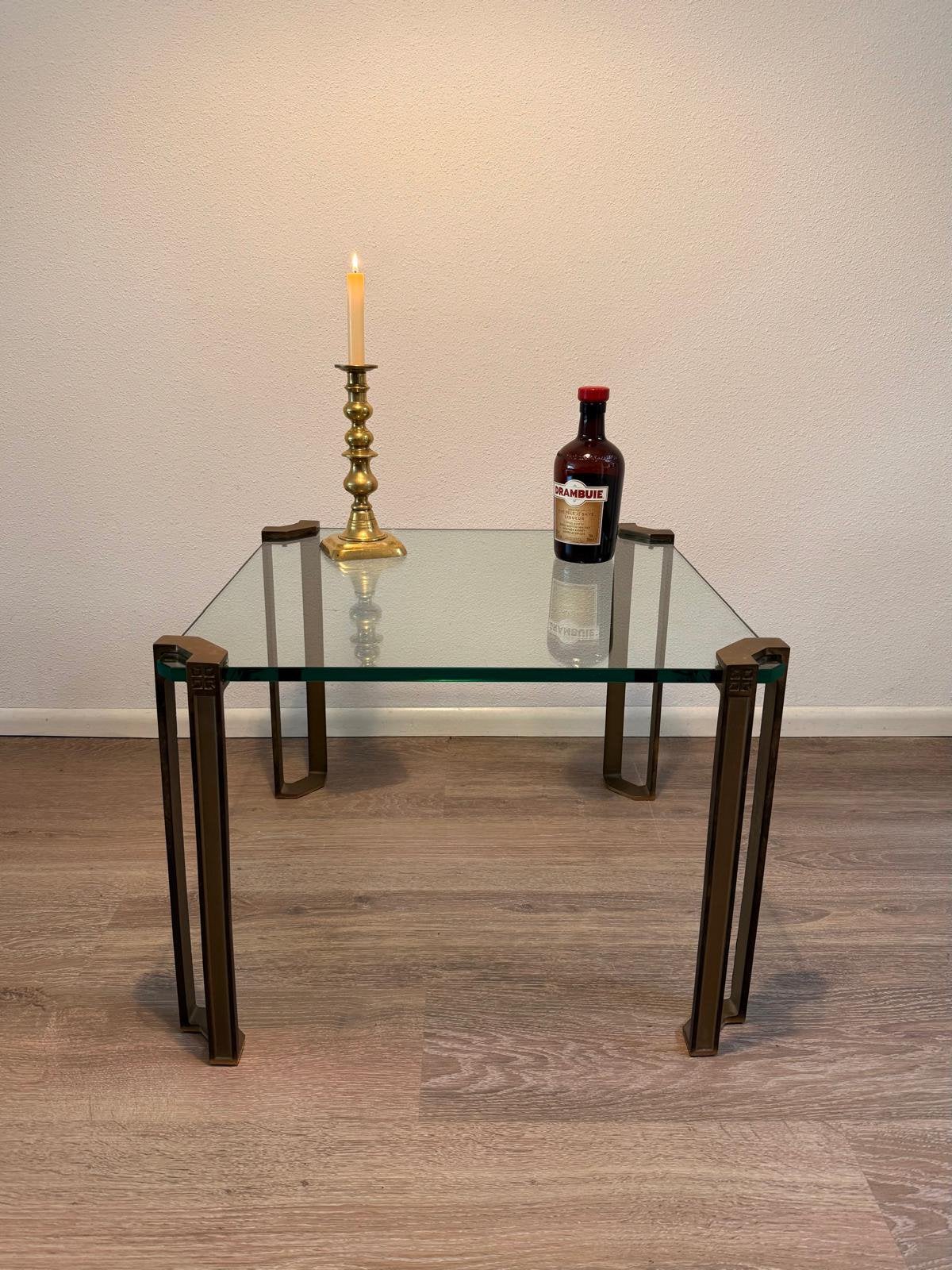 Design Peter Ghyczy salontafel, Rechthoekig, 50 tot 100 cm, Ophalen of Verzenden, Glas