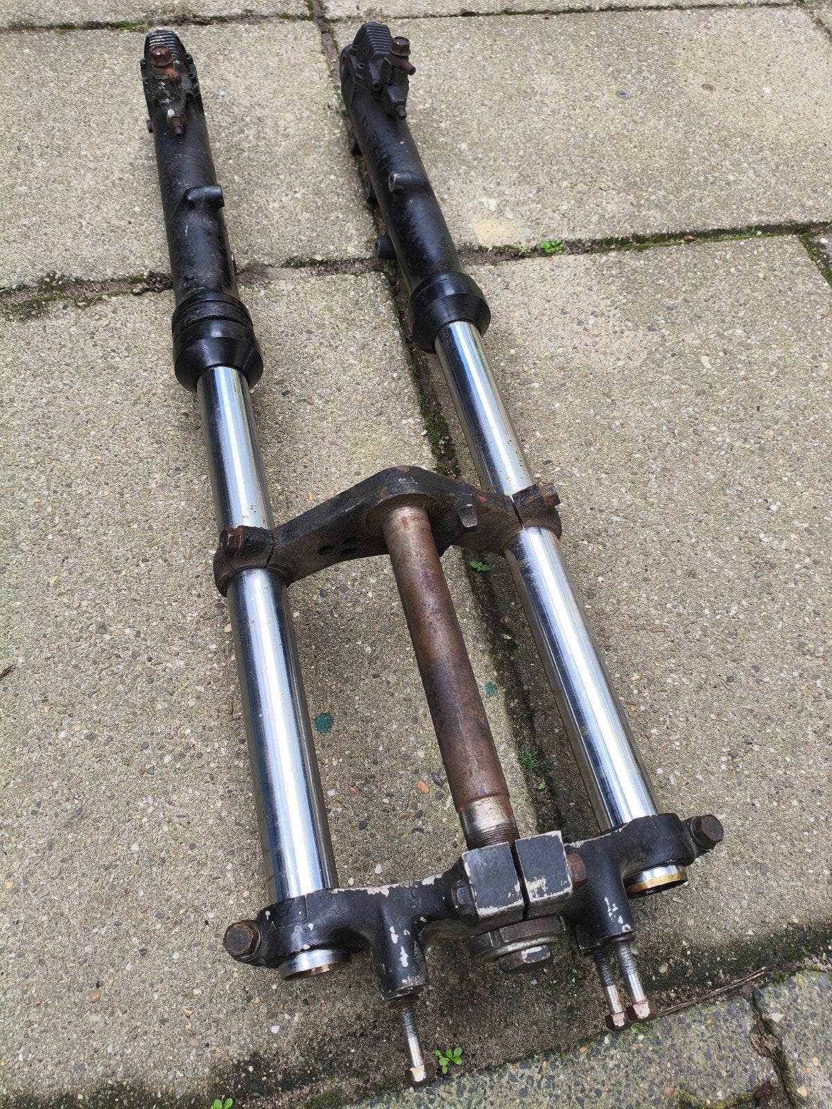 antiduik voorvork suzuki gs550, Motoren, Ophalen