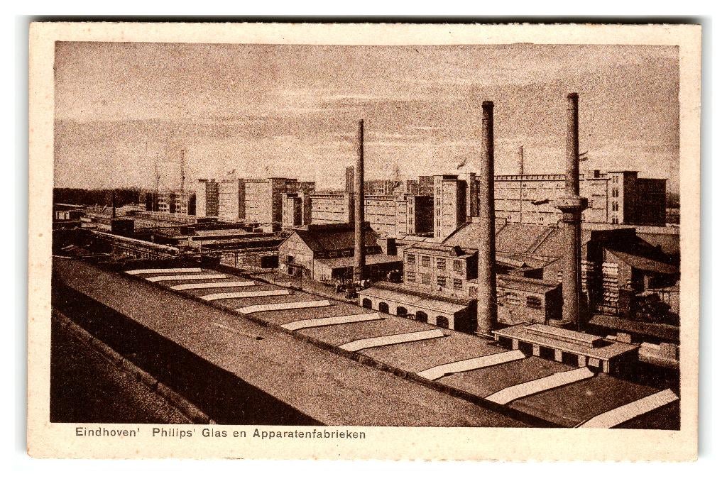 Eindhoven, Philips Glas en Apparatenfabrieken, Verzamelen, Verzenden, 1940 tot 1960, Ongelopen, Noord-Brabant
