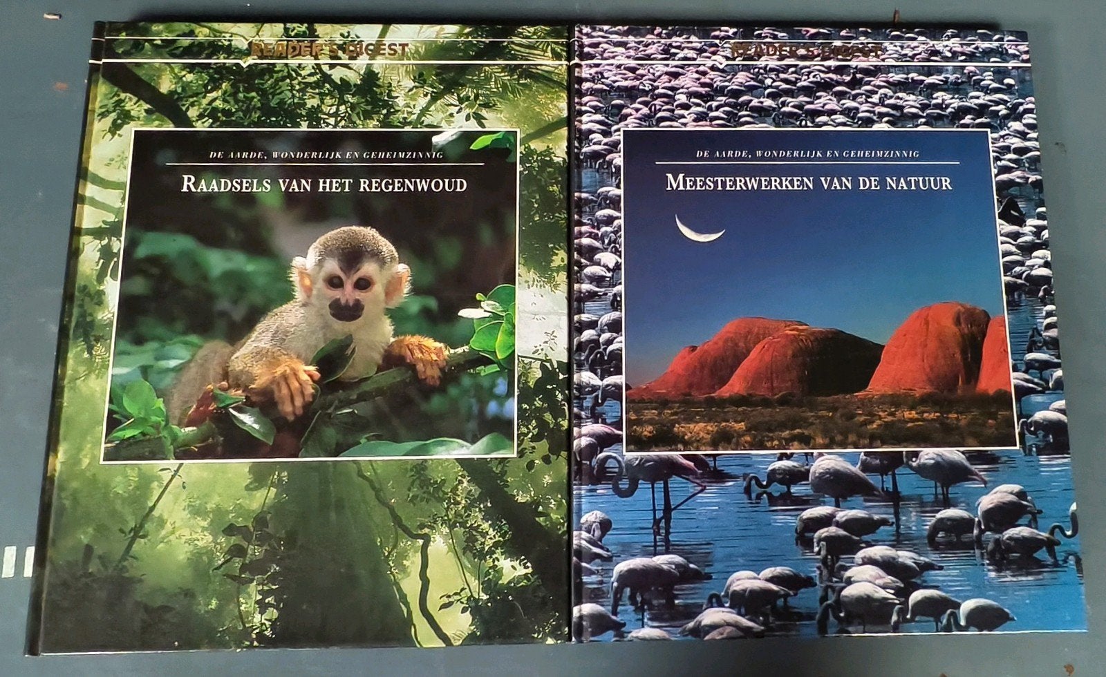 Set van 2 Readers Digest Boeken: Meesterwerken van de Natuur, Steve Cox, Ophalen of Verzenden, Zo goed als nieuw, Overige onderwerpen