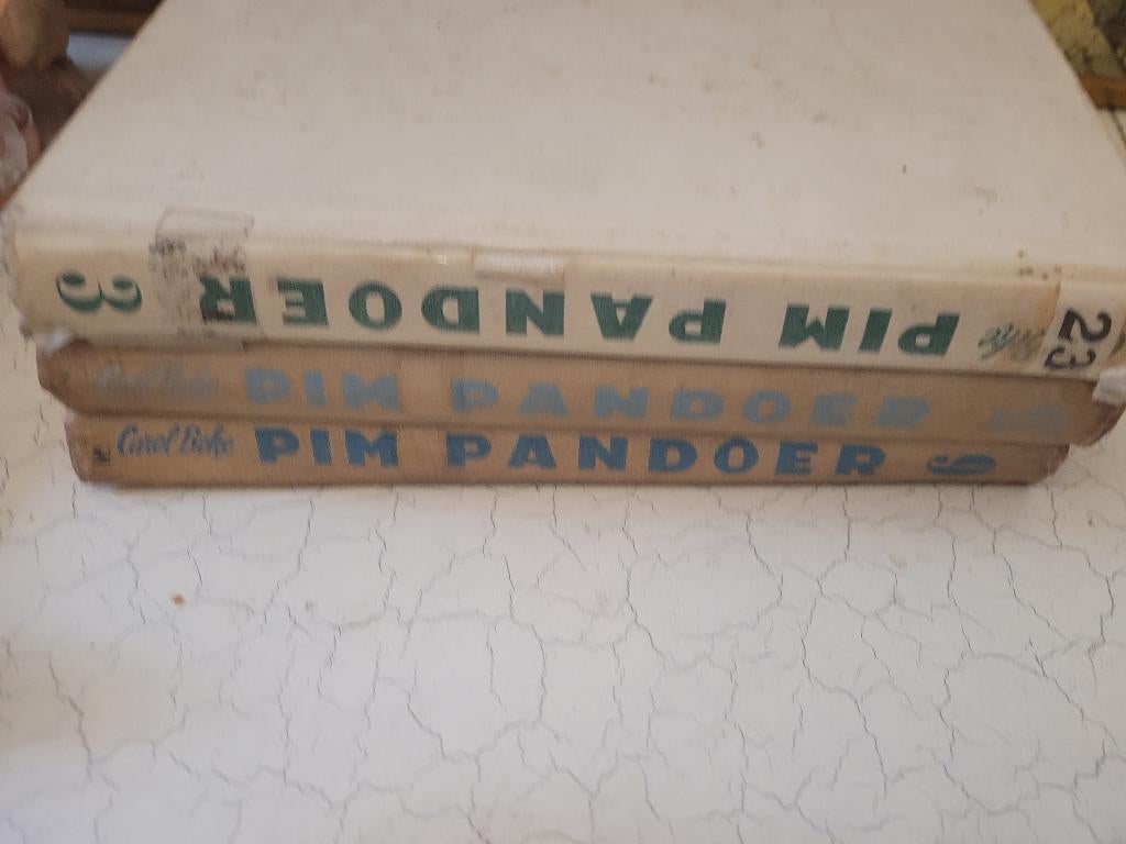 3 oude boeken Pim Pandoer, Heikant 21 Kaatsheuvel, Gebruikt, Belle Vieille Brocante, Ophalen of Verzenden