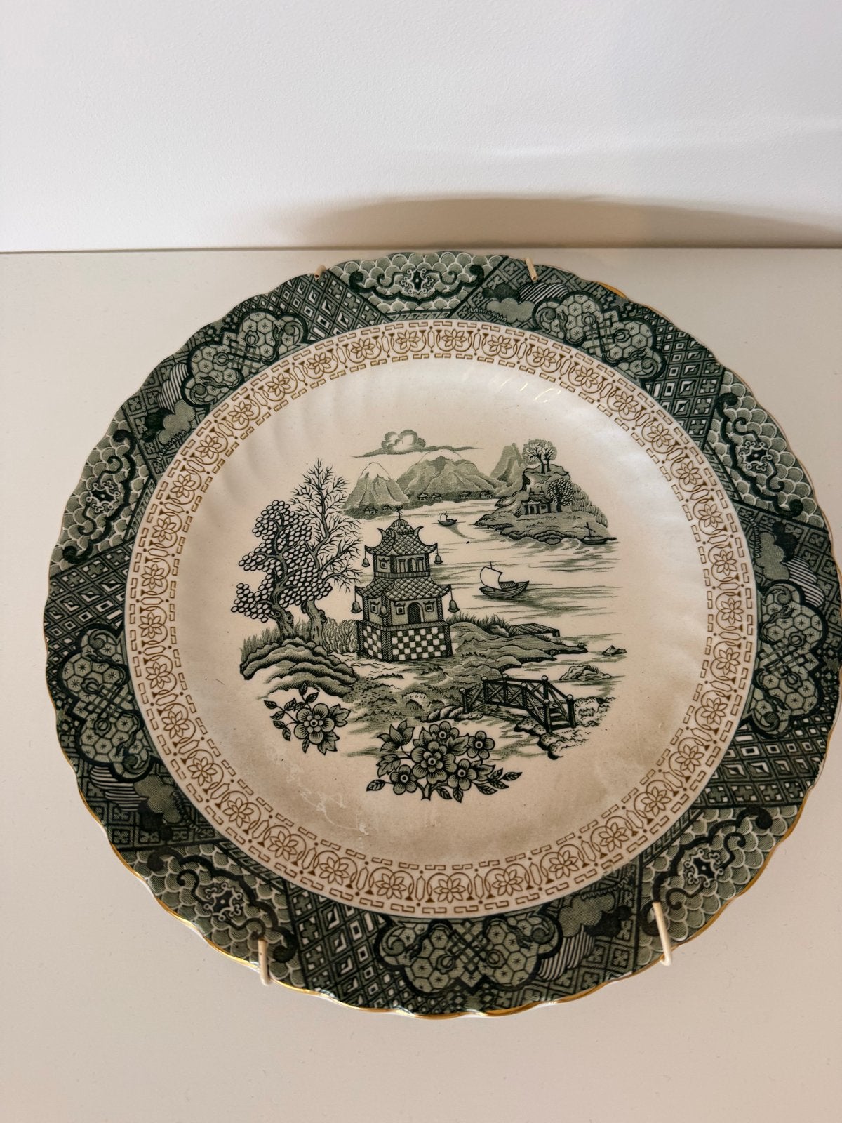 Decoratief bord "Chinese Garden" van Royal Tudor Ware, Ophalen