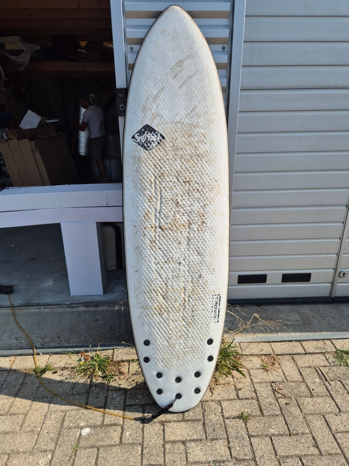 Softtech 6.6 softtop surfboard - Gebruikt, Ophalen of Verzenden, Gebruikt, Funboard, Met vinnen