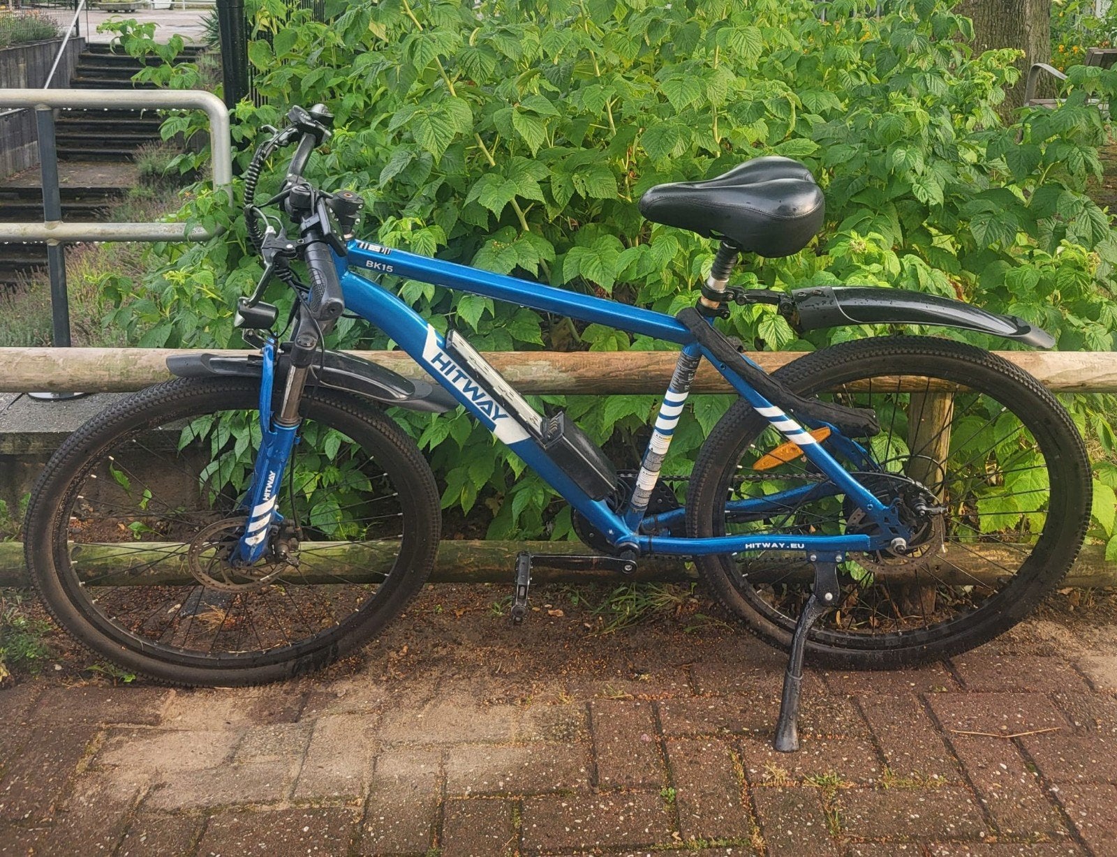 Elektrische fiets tiener Hitway, Fully, Ophalen, Gebruikt, Overige merken