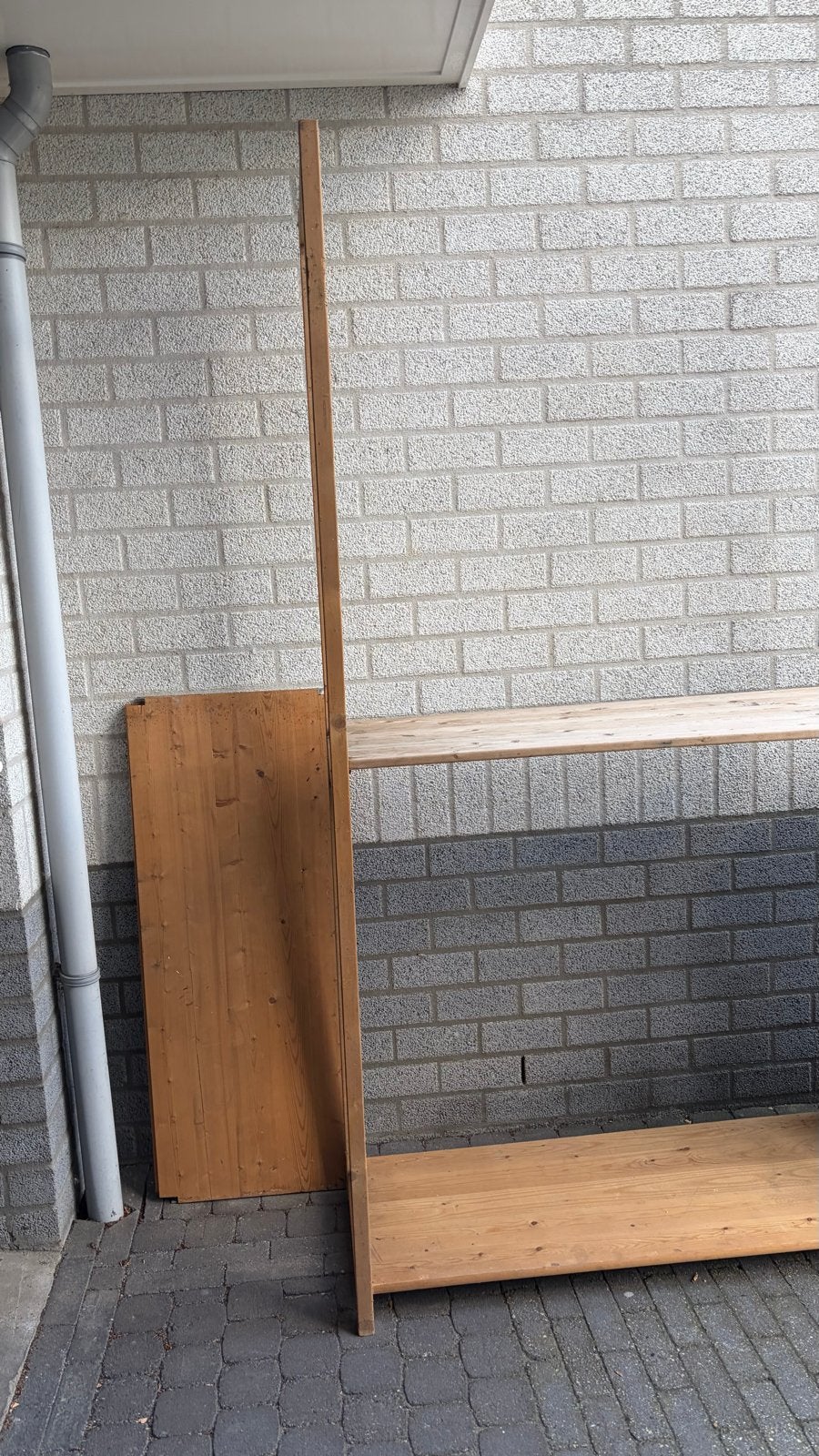 Lundia Stellingkast met 4 planken en zijstukken, Ophalen, Gebruikt