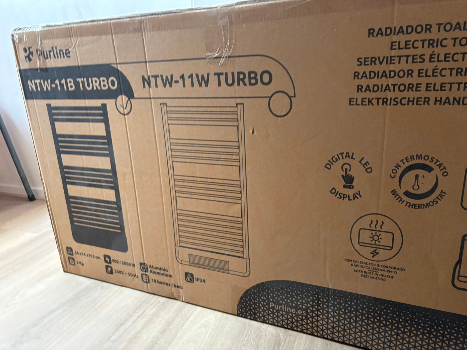 Electrische handdoekradiator, Ophalen, 50 tot 100 cm, Zo goed als nieuw, Minder dan 100 cm