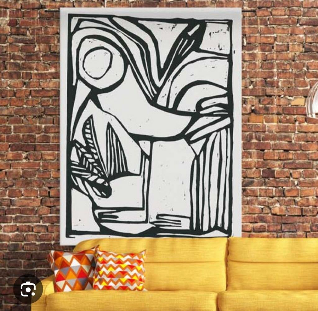 Urban Cotton wandkleed Vogel, Huis en Inrichting, Woonaccessoires | Wanddecoraties, Ophalen of Verzenden, Nieuw