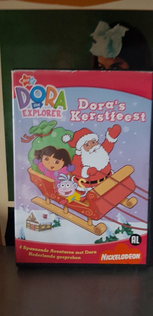 dvd Dora's kerstfeest (Z224-57), Cd's en Dvd's, Alle leeftijden, Ophalen of Verzenden, Zo goed als nieuw