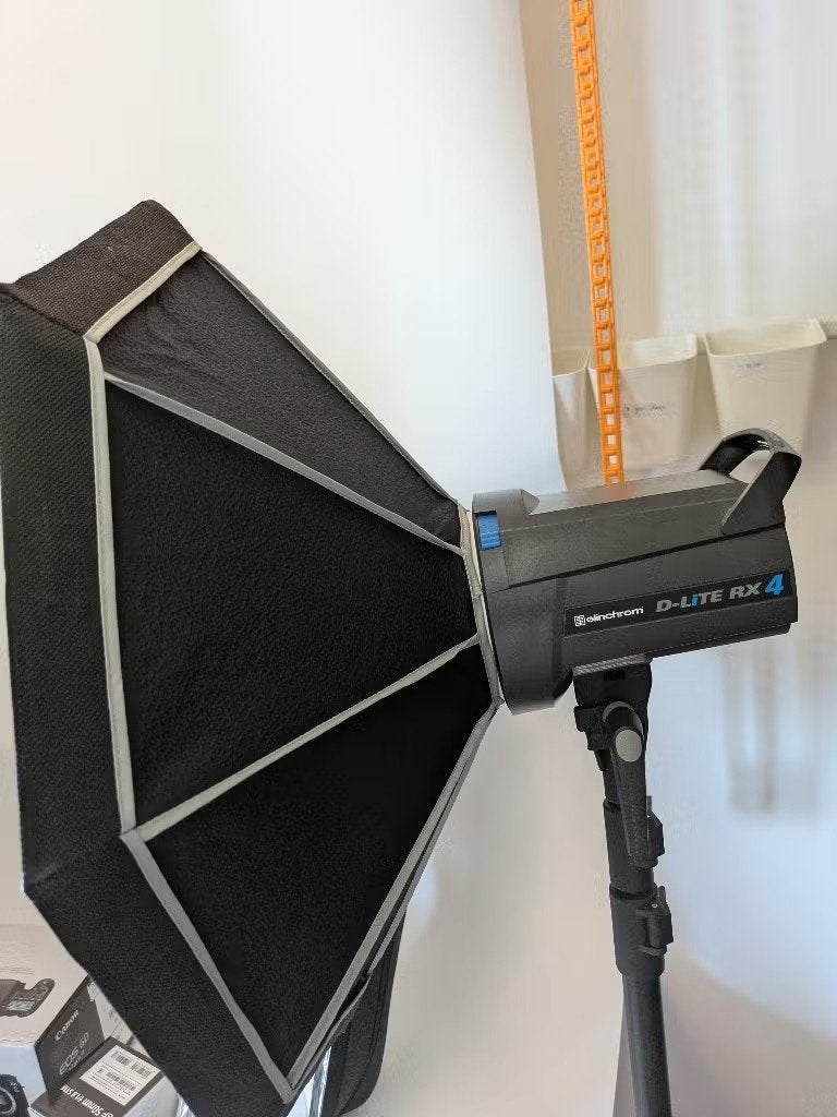 Complete Studio - Inc. Camera + Lenzen + Flitsers, etc., Complete fotostudio, Zo goed als nieuw, Canon, Ophalen