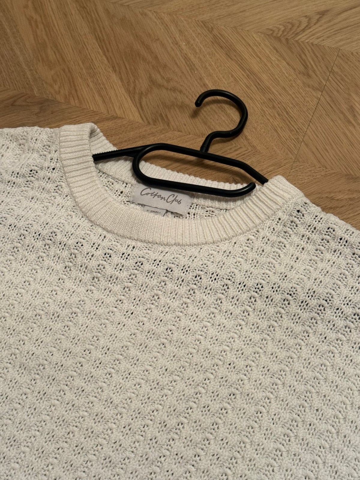 Witte gebreide trui van Cotton Club, maat S, Ophalen of Verzenden, Zo goed als nieuw, Maat 36 (S), Wit