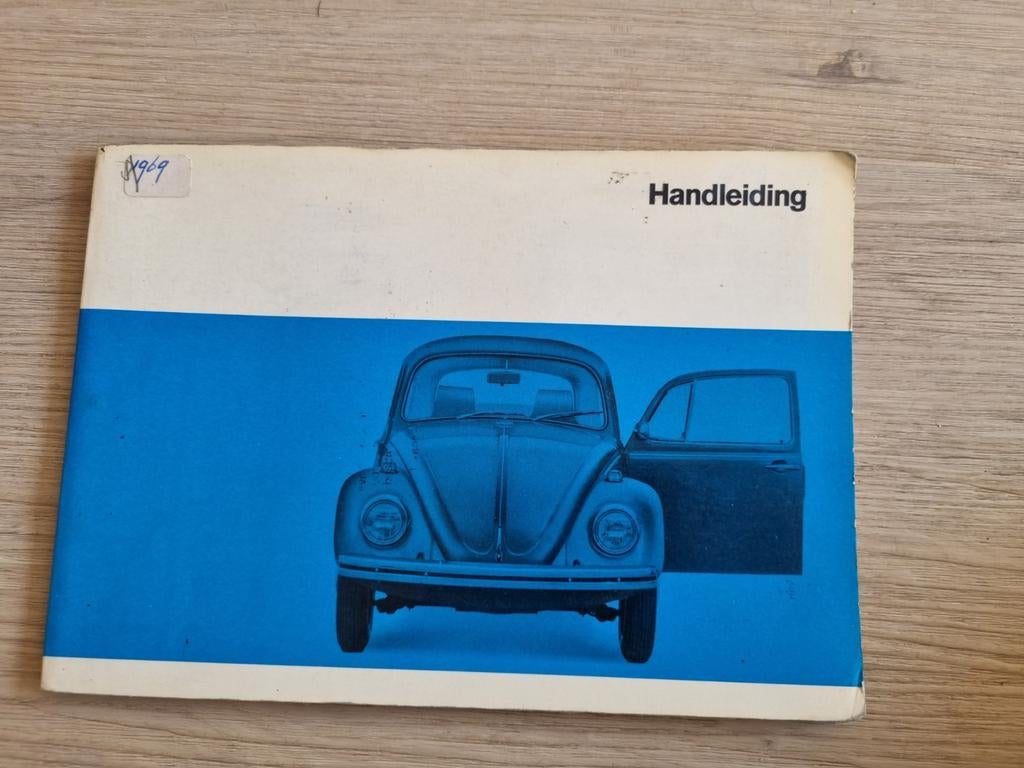 Handleiding volkswagen kever 1969, Auto diversen, Handleidingen en Instructieboekjes, Ophalen of Verzenden