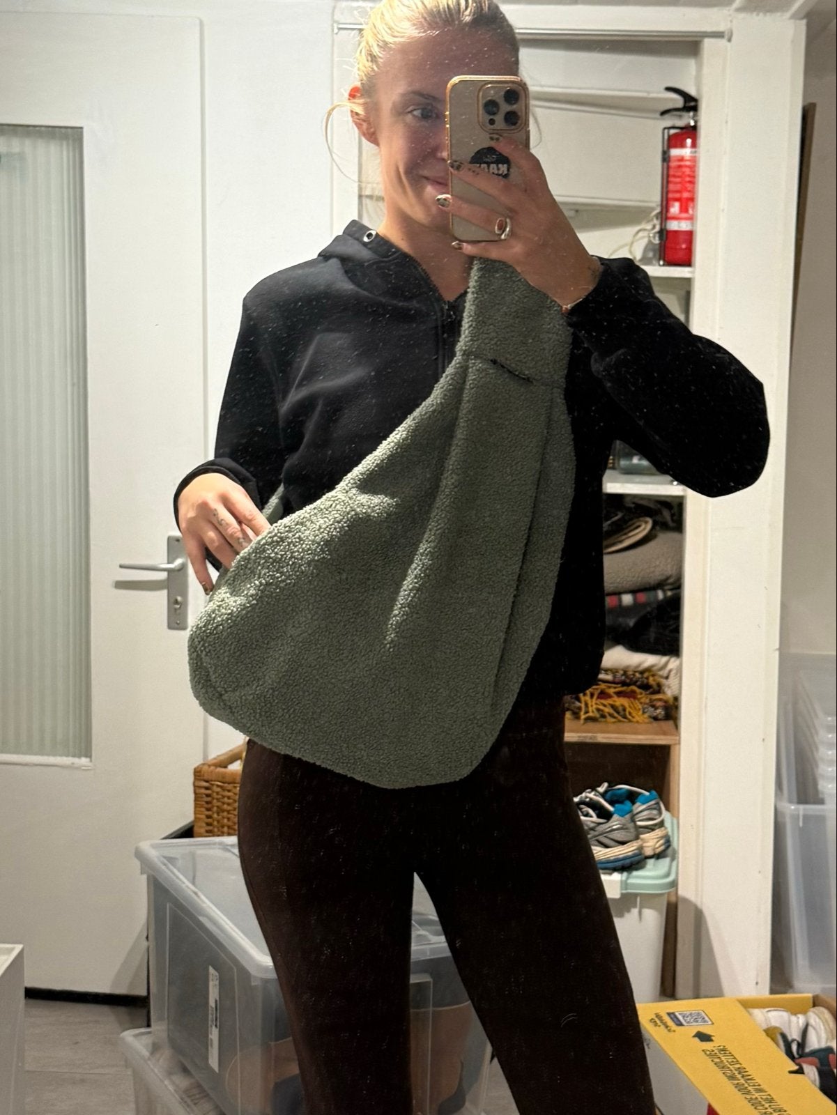 Stevige Honden draagtas fleece, Ophalen of Verzenden, Nieuw, Draagtas/-zak