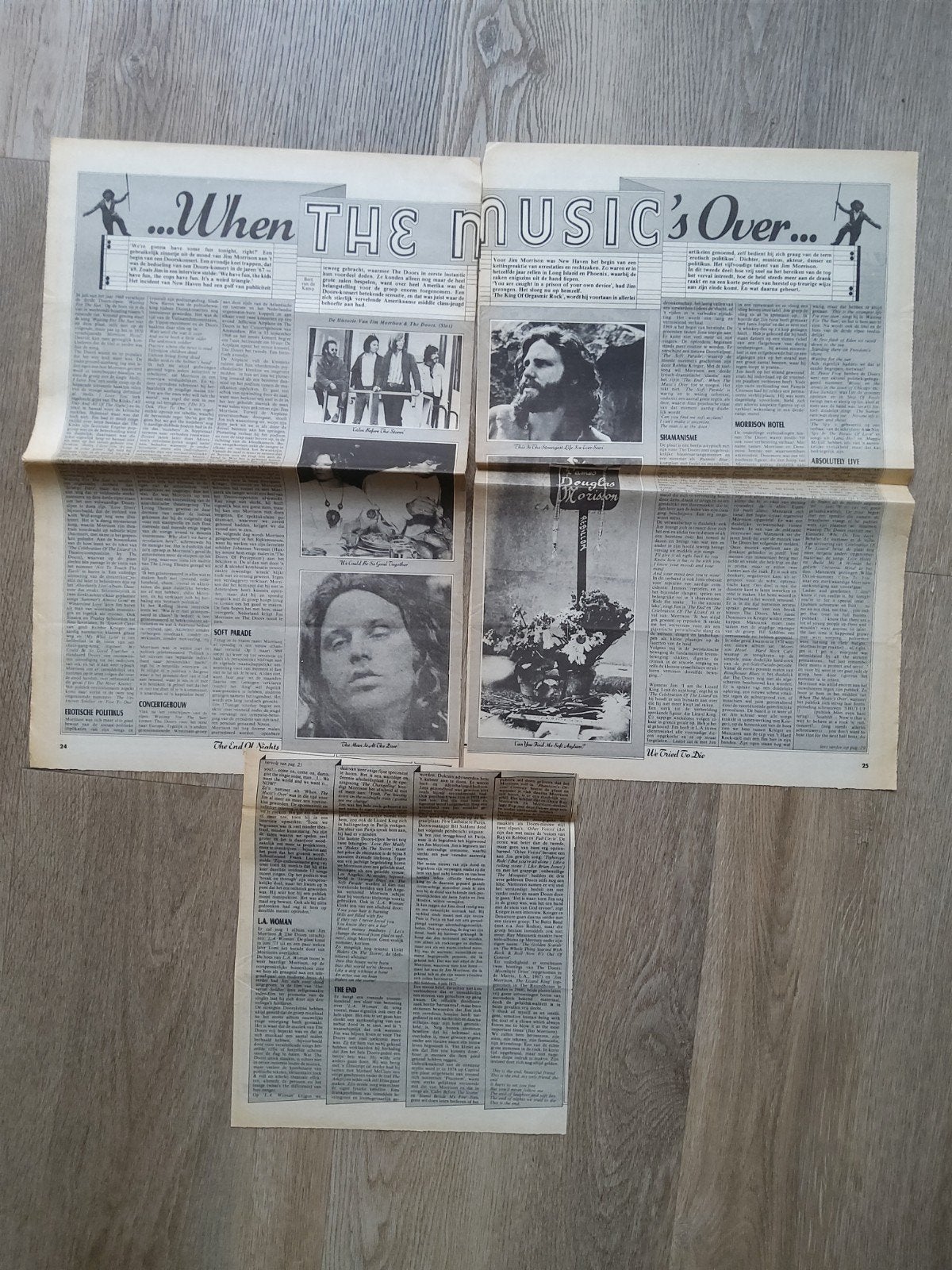 Jim Morrison:   A3  formaat, Ophalen of Verzenden, Boek, Tijdschrift of Artikel