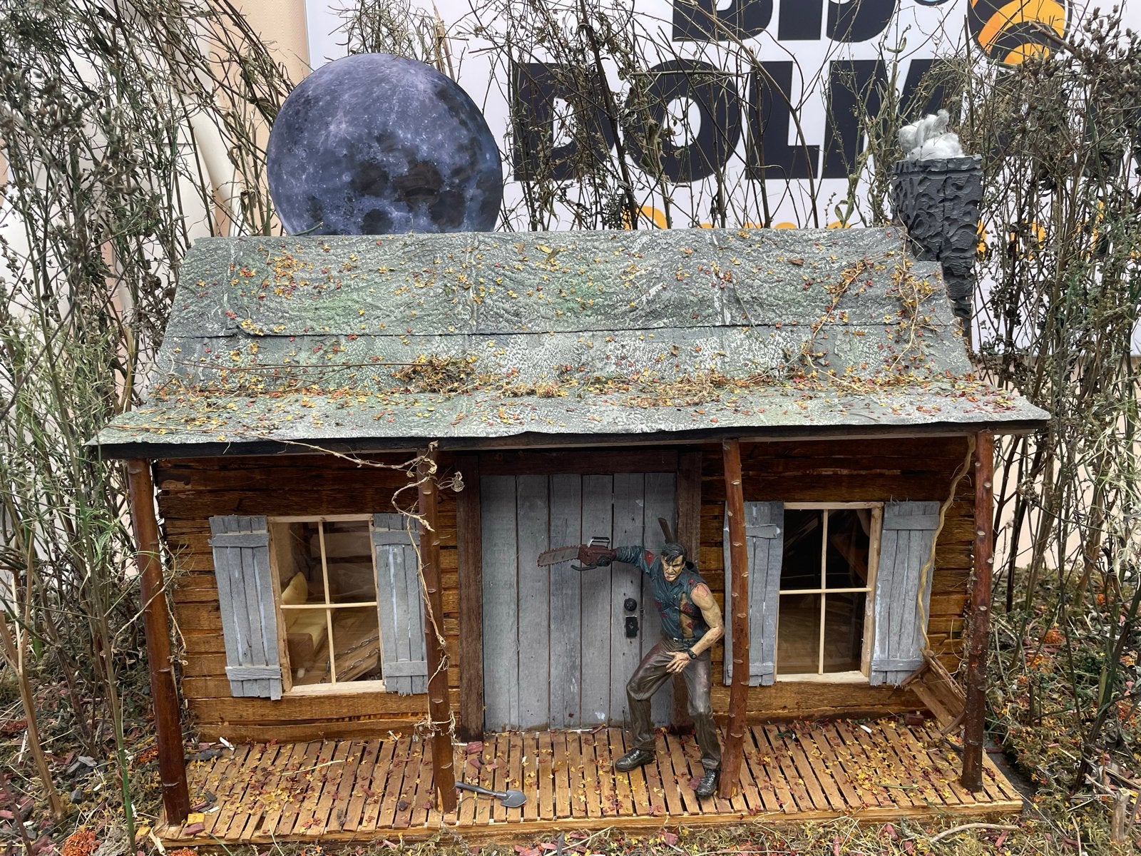 Evil Dead diorama, geheel met de hand gemaakt!, Ophalen, Gebruikt, Film, Actiefiguur of Pop