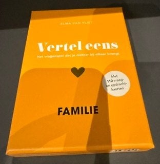 Vertel eens Familie - vragenspel, Hobby en Vrije tijd, Drie of vier spelers, Ophalen of Verzenden, Nieuw