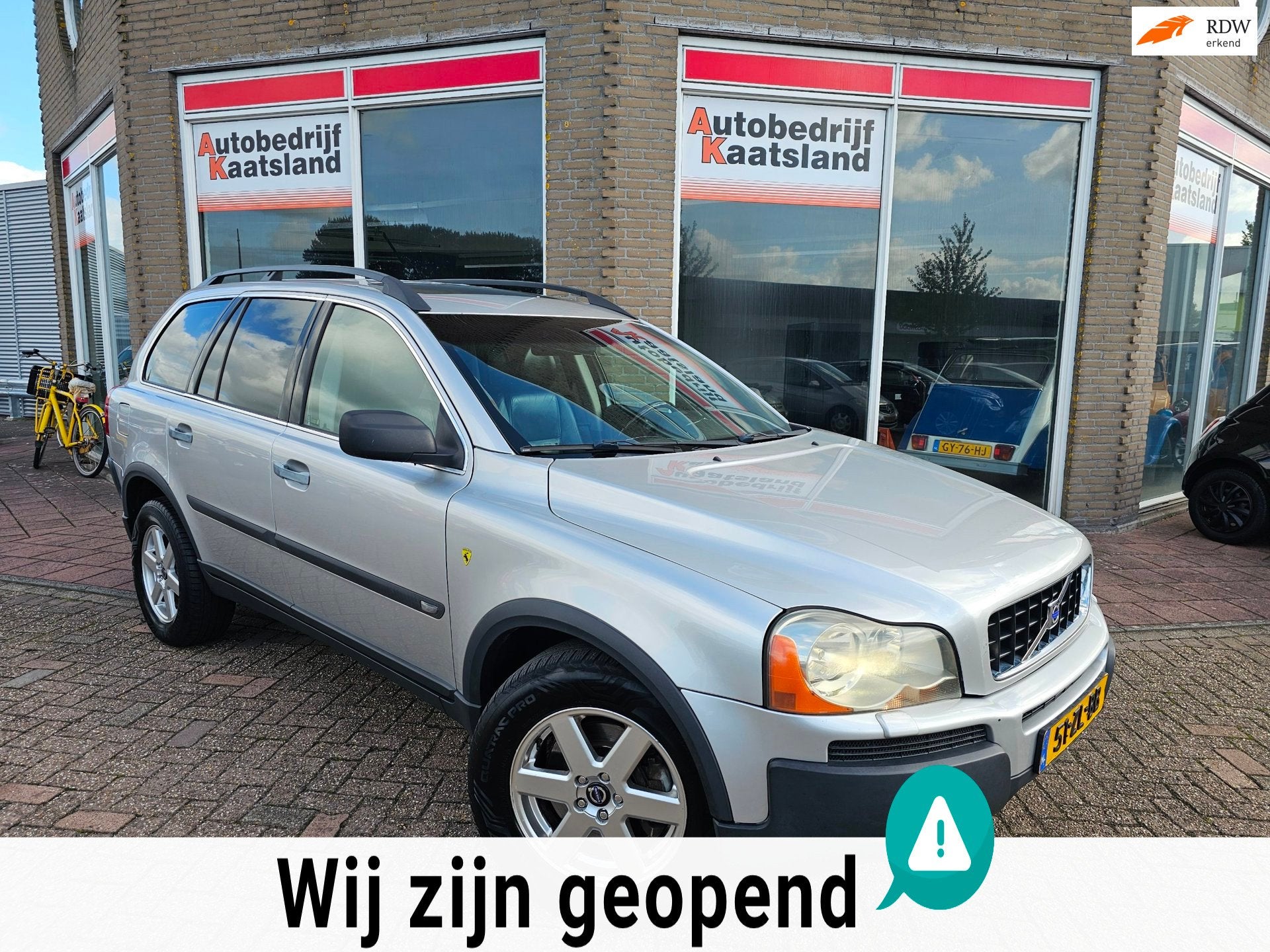 Volvo XC90 2.9 T6 - Leer - Automaat - 7 PERSOONS -, Auto's, Gebruikt, Zwart, 138 €/maand, 7 stoelen