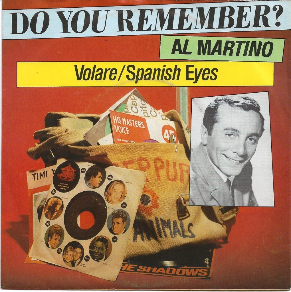 AL MARTINO 45T SINGLE: BLUE SPANISH EYES, Ophalen of Verzenden