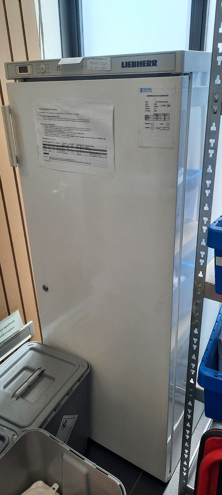 Liebherr medische koelkast Profiline kapot, Ophalen