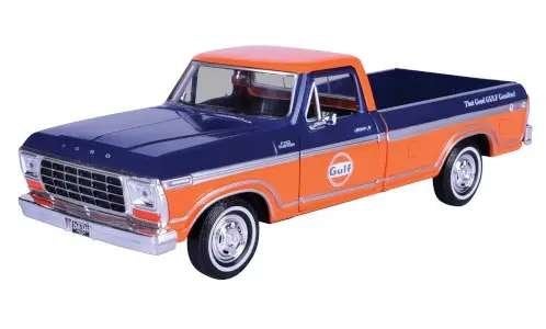 Ford F-150 Custom PickUp Gulf., Hobby en Vrije tijd, Modelauto's | 1:24, Ophalen of Verzenden, Nieuw, Auto, Motormax