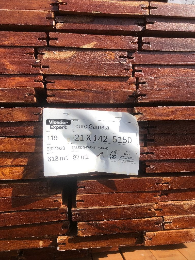 Vlonder lange lengtes 8,99€ m1 ook voor clips, Tuin en Terras, Terrasdelen en Vlonders, Ophalen of Verzenden, Nieuw, Hout