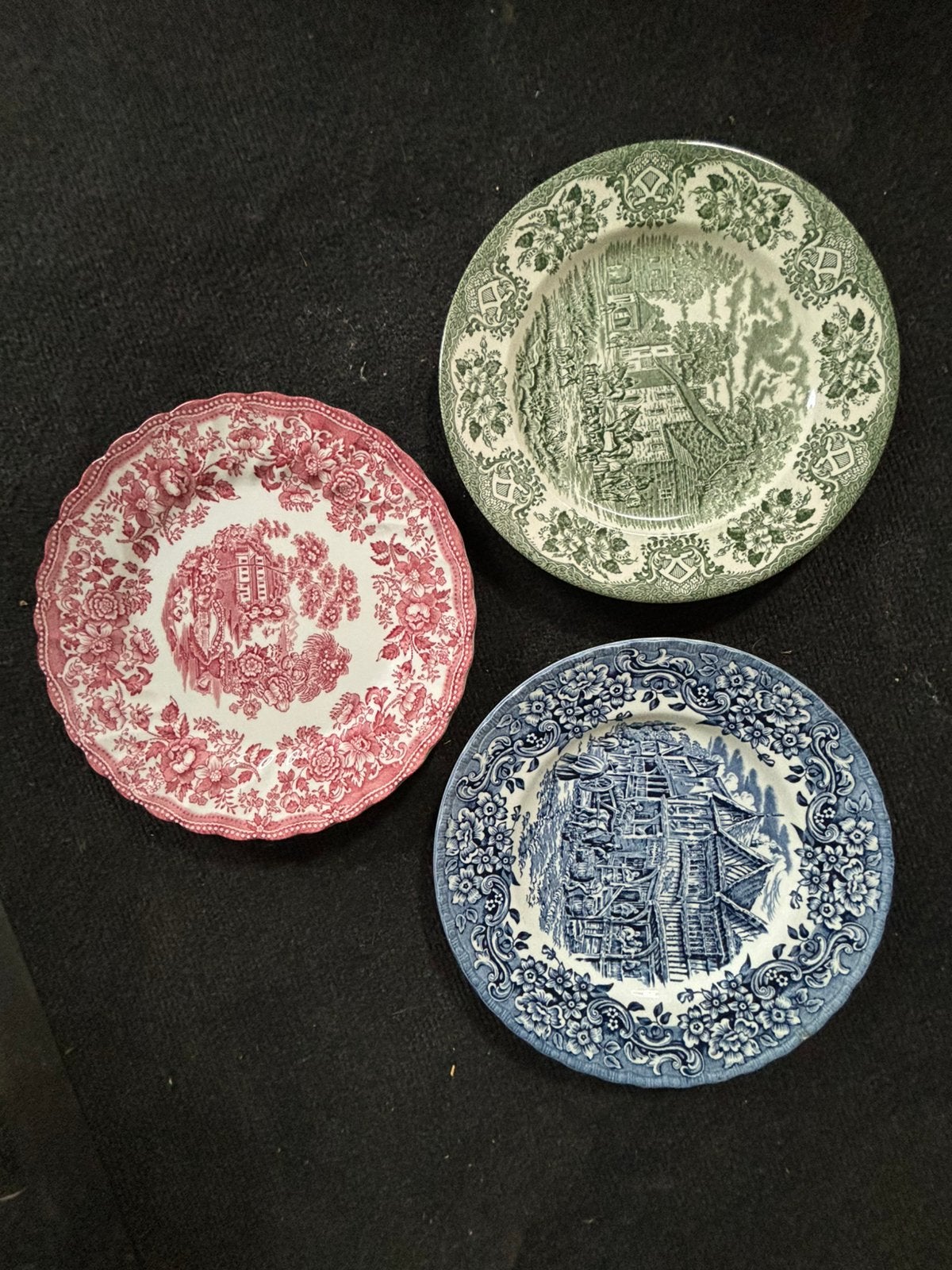 3 borden met opdruk - retro, Antiek en Kunst, Ophalen of Verzenden