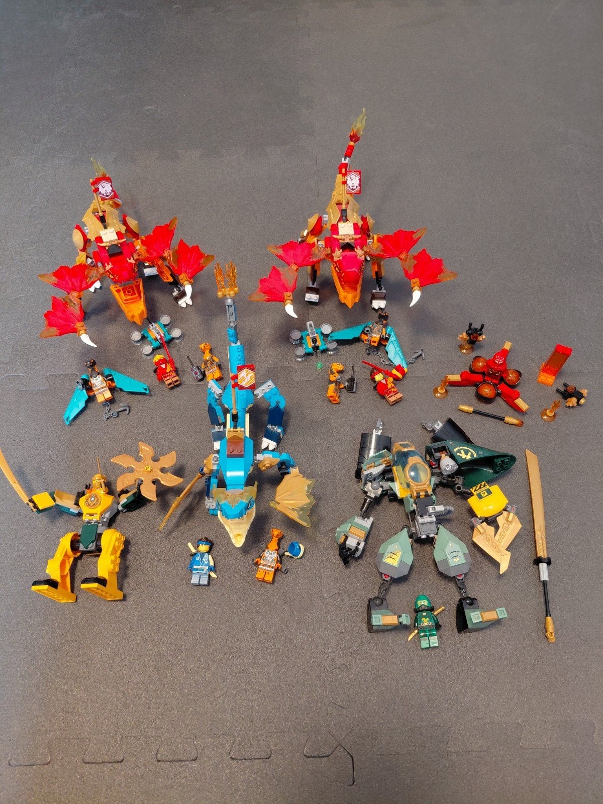 Veel Lego Ninjago - draken, slangen en meer., Ophalen of Verzenden, Zo goed als nieuw