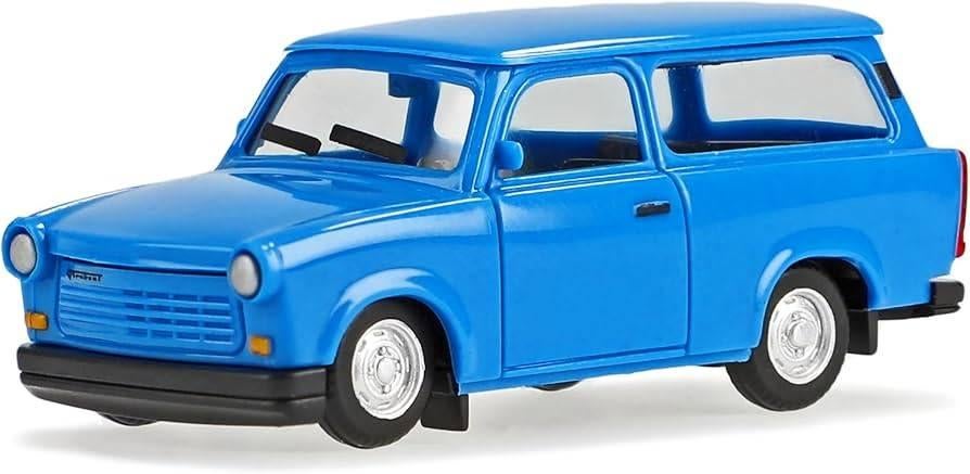 Trabant Universal blauw, Ophalen of Verzenden, Zo goed als nieuw, Auto, Herpa