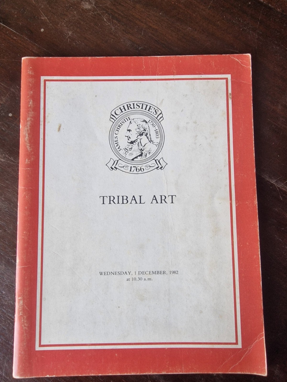 Christie's Tribal Art Catalogus - December 1982, Ophalen of Verzenden