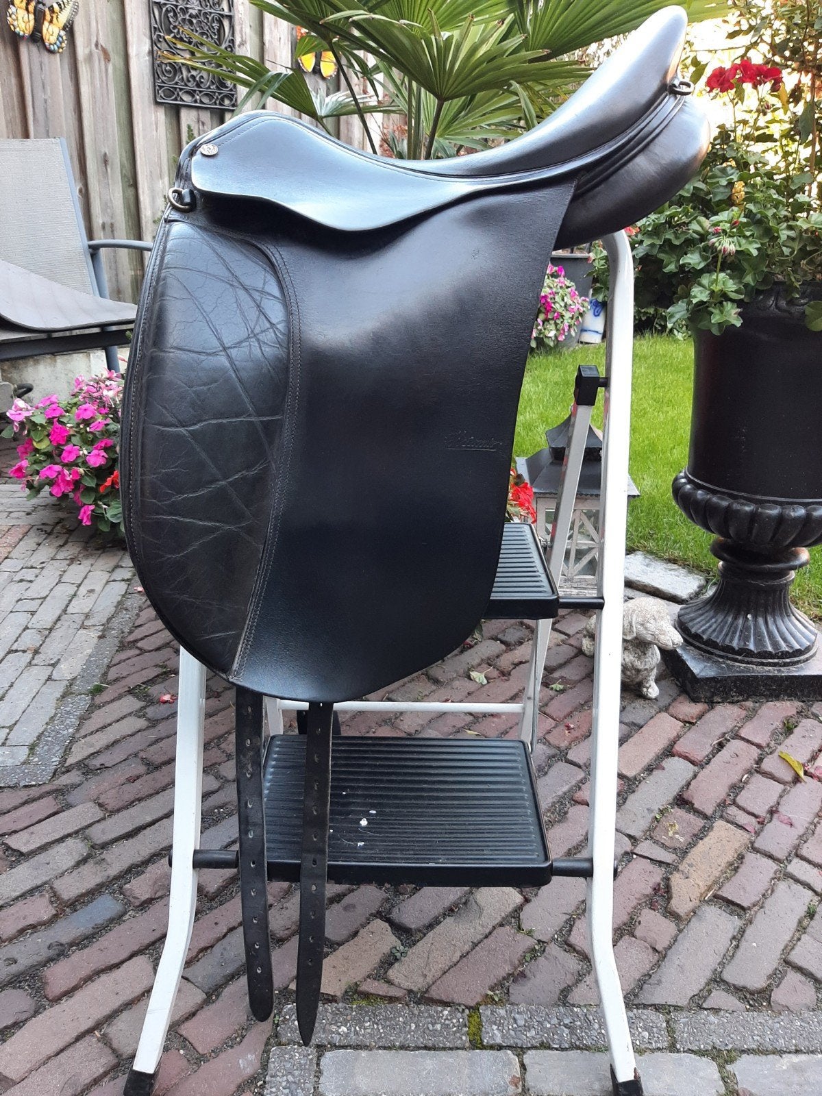 Te koop Hrimnir zadel, 17.5 inch!, L (17.5 inch), Gebruikt, Extra wijd, Overige merken