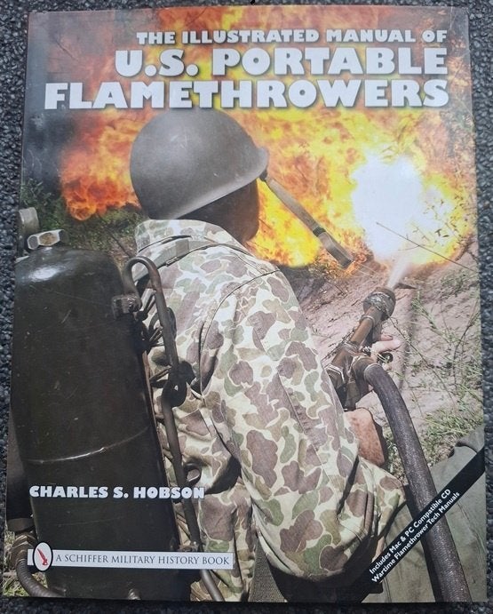 The Illustrated manuel of US portable Flamethrowers, Ophalen of Verzenden, Landmacht, Amerika, Boek of Tijdschrift