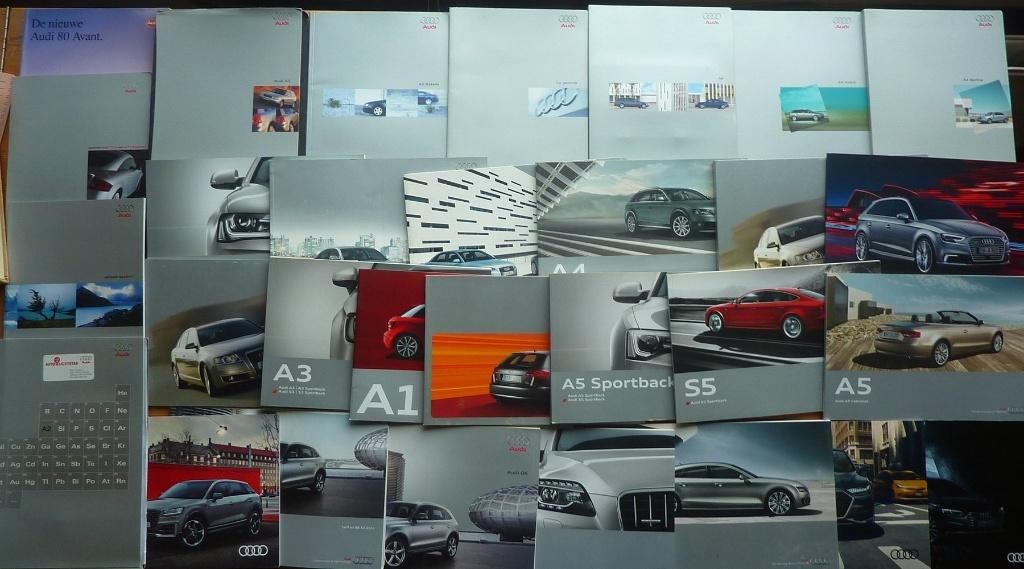 20 kilo Audi brochures, Ophalen of Verzenden, Gelezen, Audi, VAG