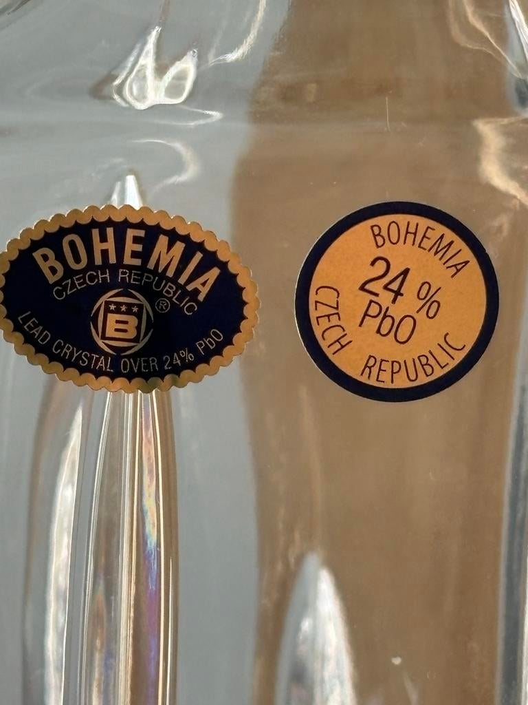 Bohemia Kristallen Karaf 24% PbO, Antiek en Kunst, Antiek | Glas en Kristal, Ophalen