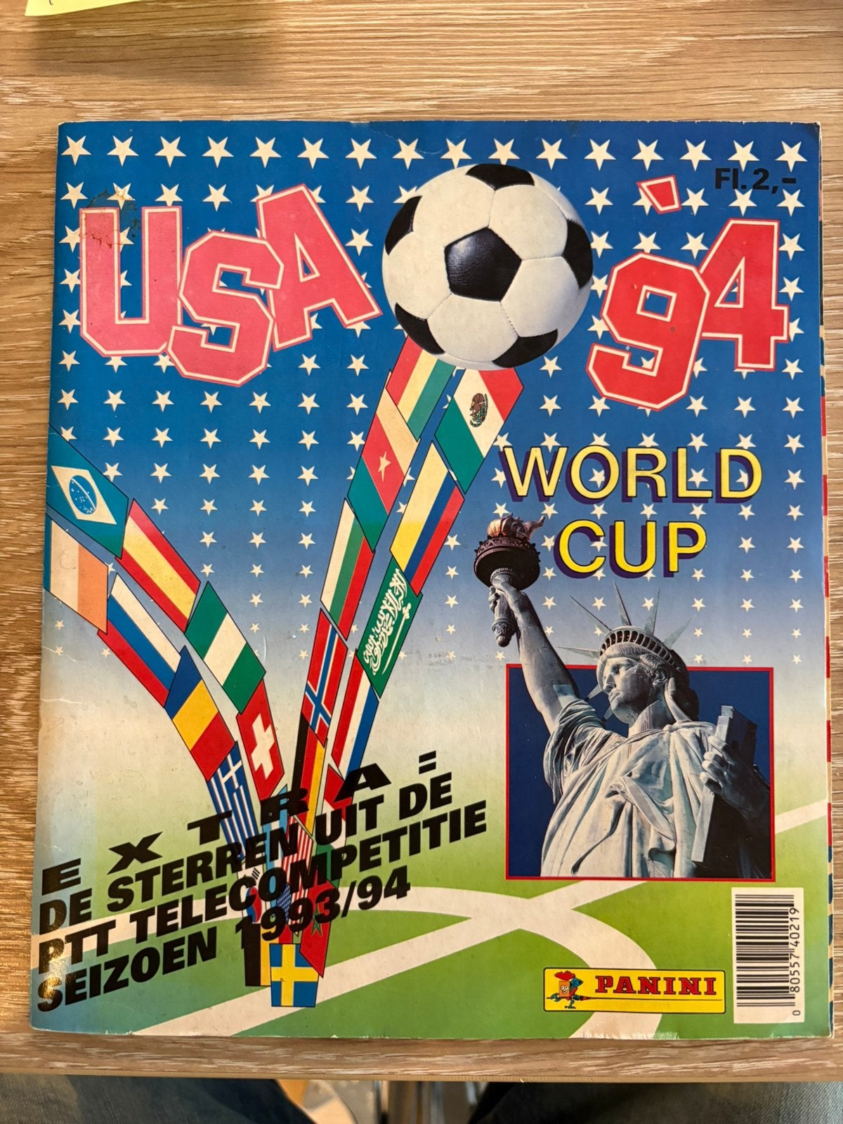 Panini WK USA 94 - niet compleet - album in zeer goede staat, Verzenden, Gebruikt, Buitenlandse clubs, Poster, Plaatje of Sticker