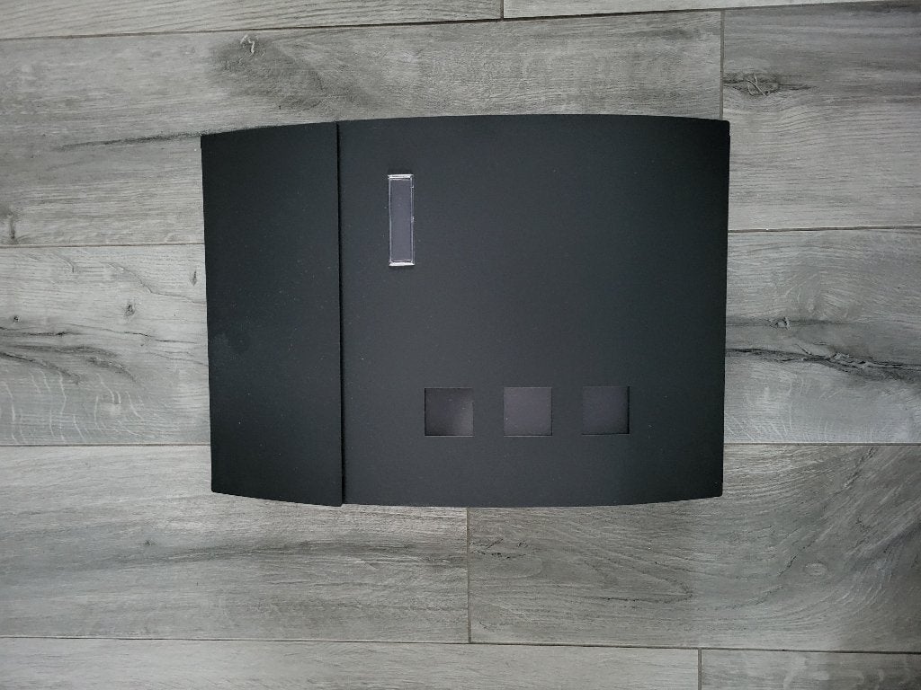 Te koop brievenbus grijs, Ophalen, Nieuw, IJzer, Wandbrievenbus