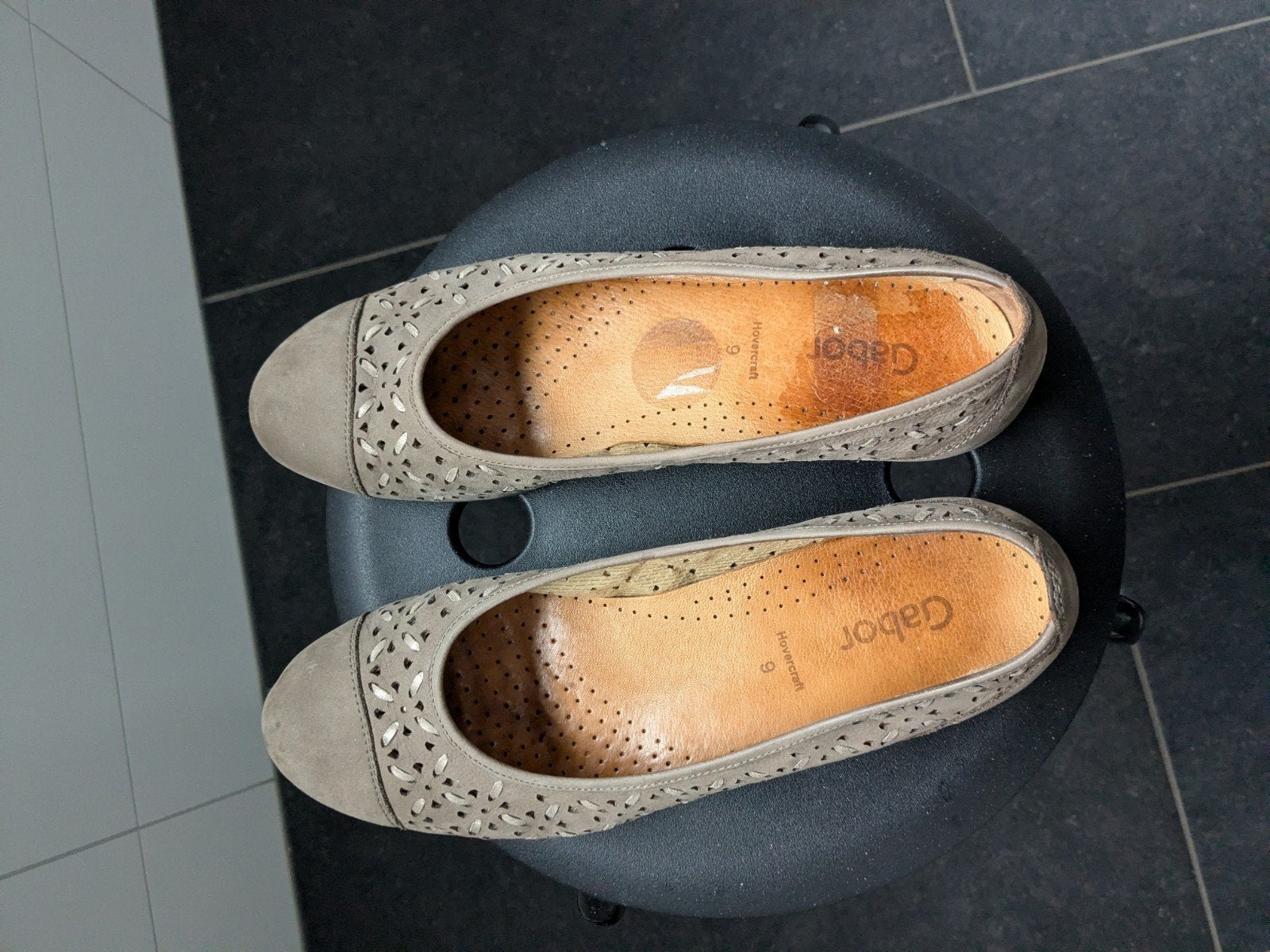 Gabor ballerina, Beige, Gabor, Zo goed als nieuw, Ballerina's