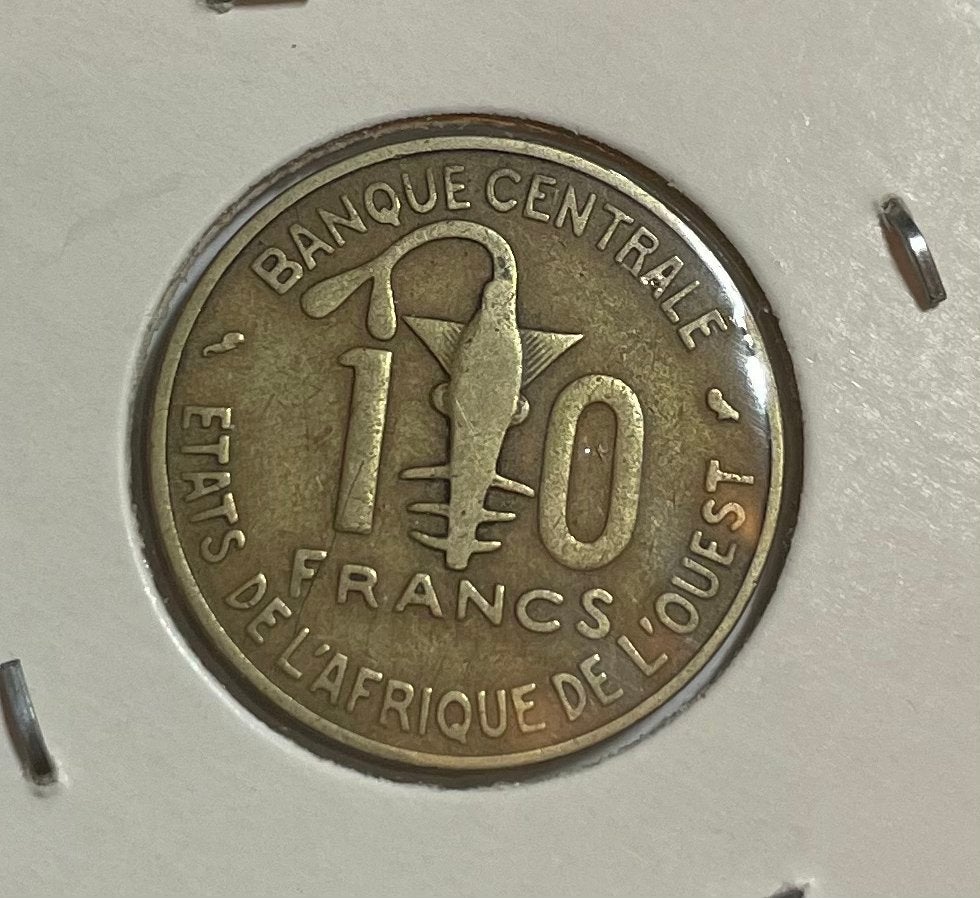10 franc West Afrika 1971, Ophalen of Verzenden, Overige landen