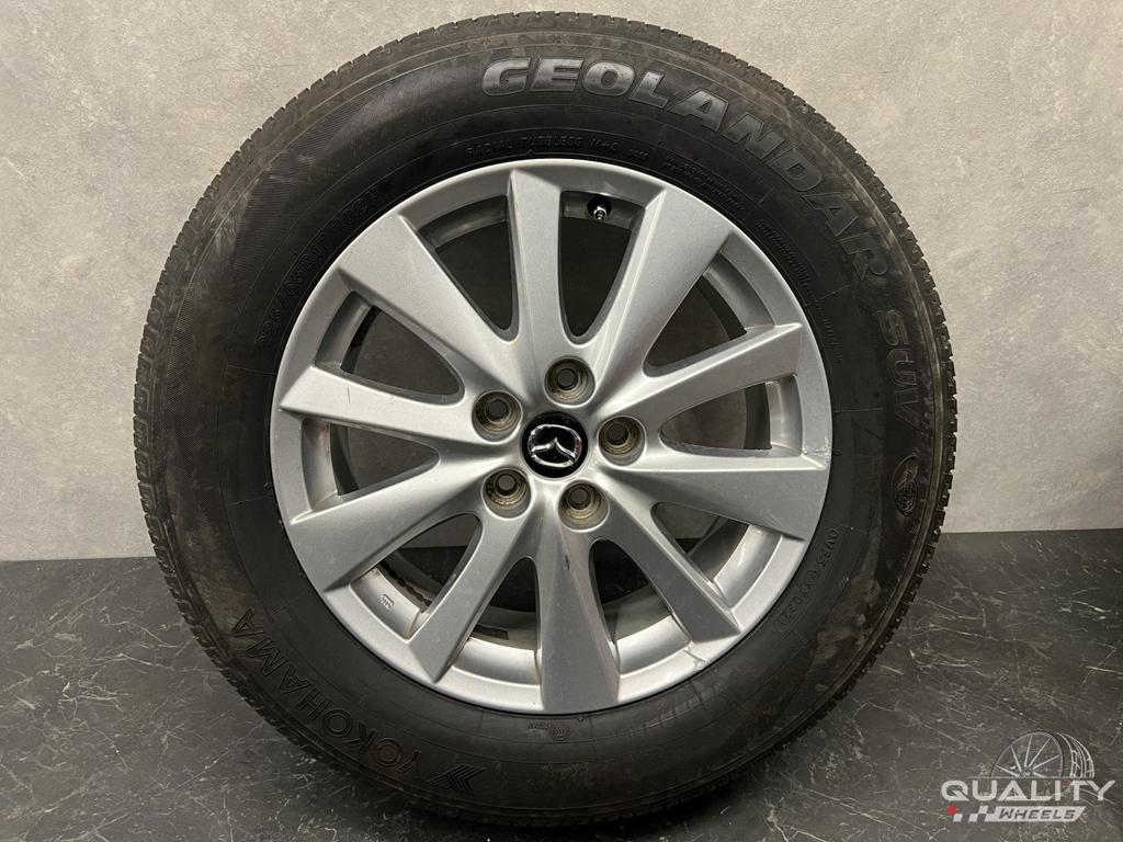 17” Mazda CX-5 2011+ Velgen + Banden 225/65/17 225/65R17 225, Gebruikt, -, -, Banden en Velgen