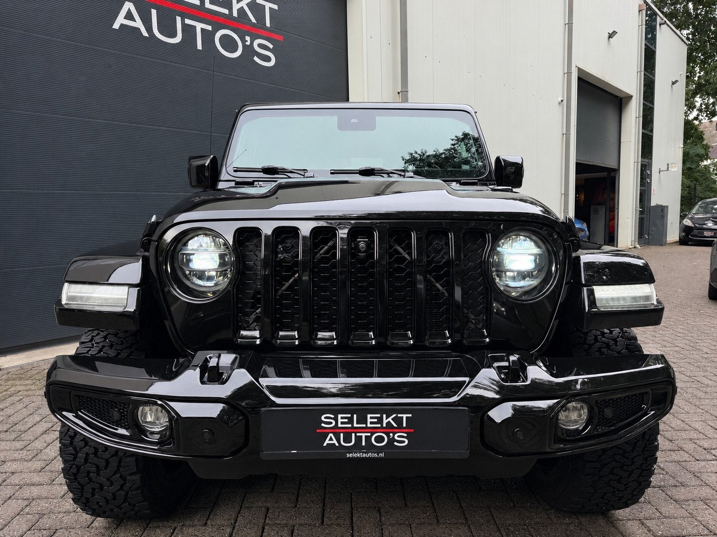 Jeep Wrangler Unlimited 4xe 380 Rubicon BTW BRUTE Leder/20 I, Auto's, Automaat, Zwart, 4 cilinders, Bedrijf