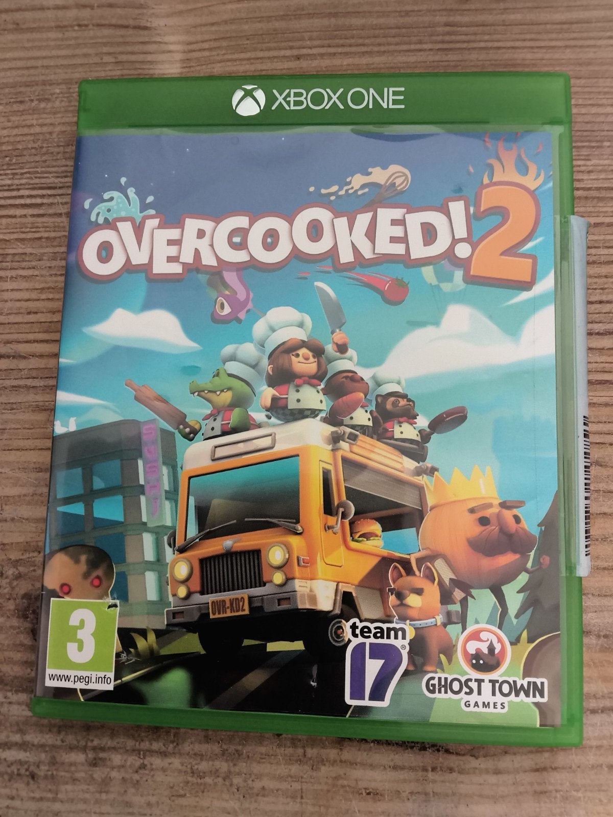 Overcooked! 2 - Xbox One (Zo goed als nieuw), Overige genres, Ophalen of Verzenden, Zo goed als nieuw, Eén computer