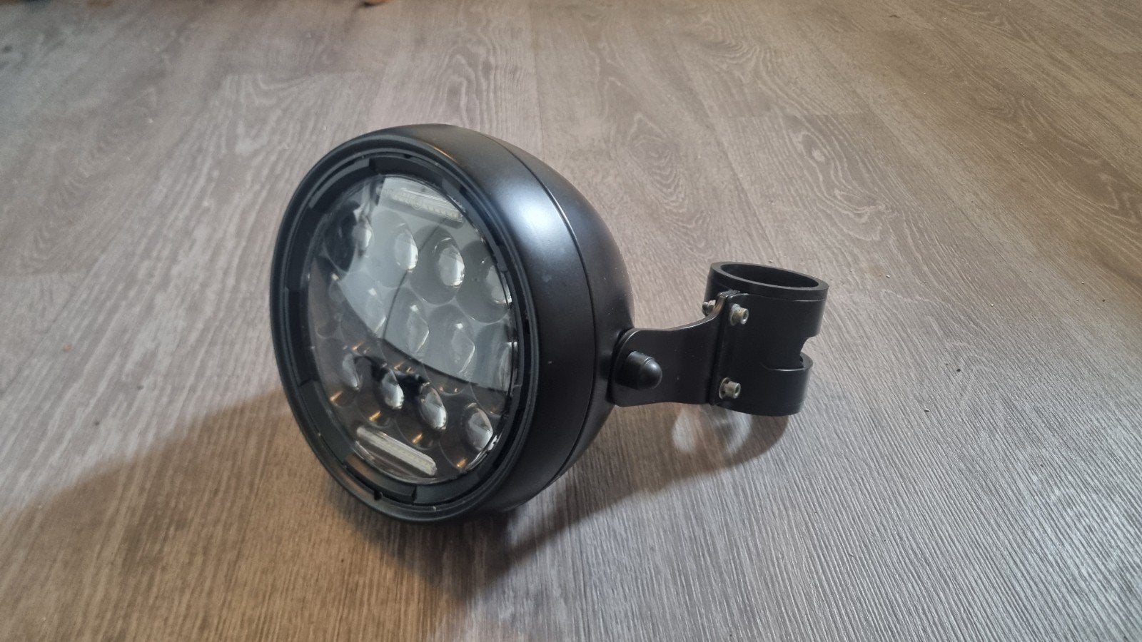 Caferacer koplamp 7" Led, Motoren, Onderdelen | Overige, Gebruikt, Ophalen of Verzenden